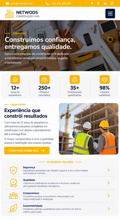 Netwods Construção Civil – Sobre Nós